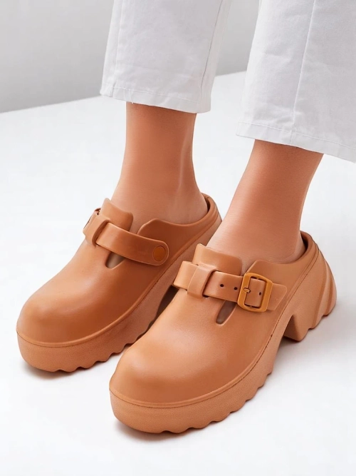 Royalfashion Жіночі гумові босоніжки на підборах Voxones