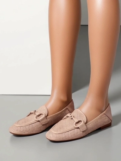 Royalfashion Durchbrochene Damenloafers Laamba