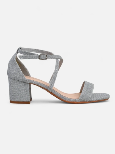 Royalfashion Glitzer Damen-Sandalen Rokates
