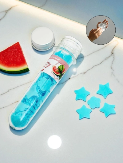 Royalfashion Papierservietten-Seife für unterwegs mit Sternen Wassermelone