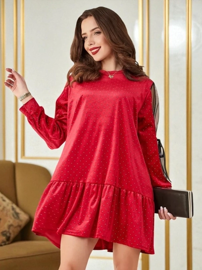 Royalfashion Damen Samtkleid