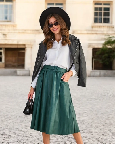 Women's midi skirt PLUS SIZE Royalfashion