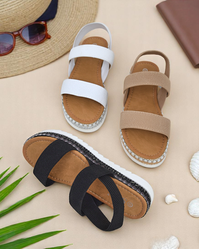 Royalfashion Damen Sandalen mit dekorativer Sohle Zindas