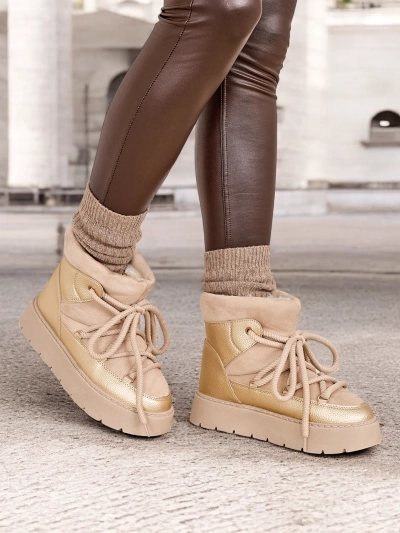Royalfashion Damen Schnürschneestiefel Iniuc