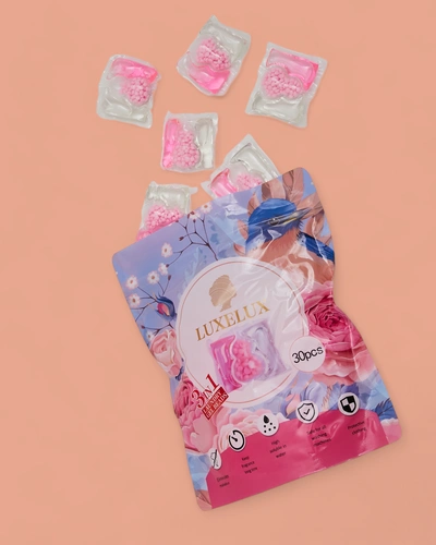 Luxelux 3-in-1 Waschmittelkapseln 30 Stück.