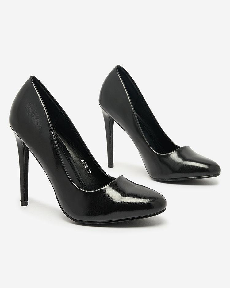 Royalfashion Schwarze Stiletto-Pumps Retogasa