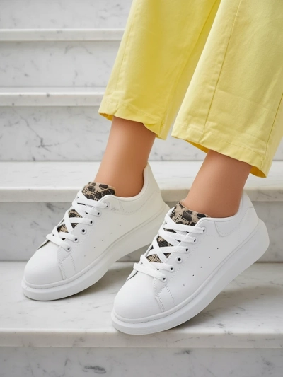 Lalla Bianca: Elegante Damen-Sneakers auf Plateausohle