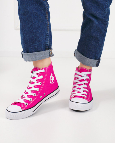 Hohe Damensneaker Garet in Dunkelrosa - Schuhe