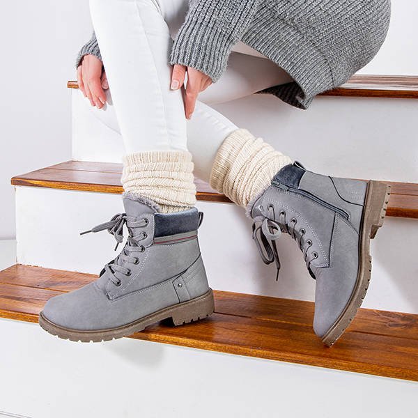 Colorado grau isolierte Stiefel - Schuhe