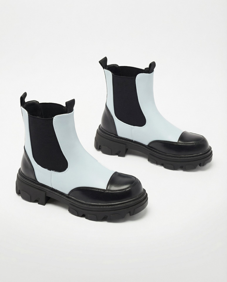 Royalfashion Blaue Userrus Damenstiefel