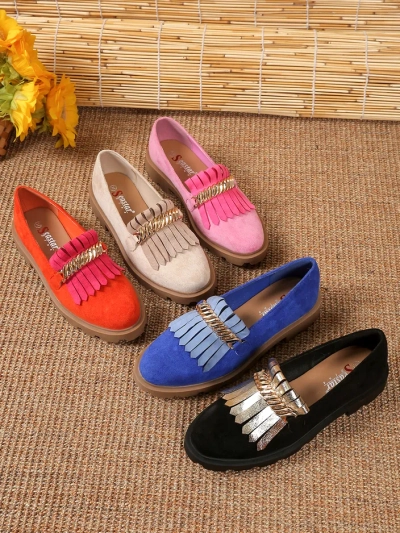 Royalfashion Damen-Öko-Suede-Mokassins Mare Nostrum
