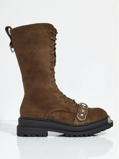 Royalfashion Damen Stiefeletten Werces zum Schnüren