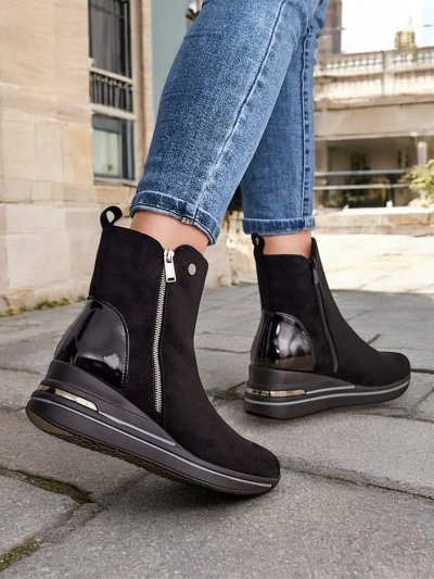 Royalfashion Damen Stiefeletten Reniozi