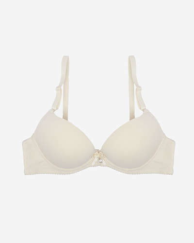 Glatter Push-up-BH für Damen in Beige - Unterwäsche