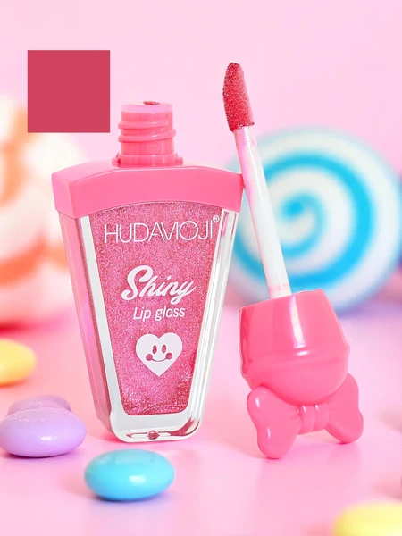 Lipgloss mit Glitterfarbe Fuchsia