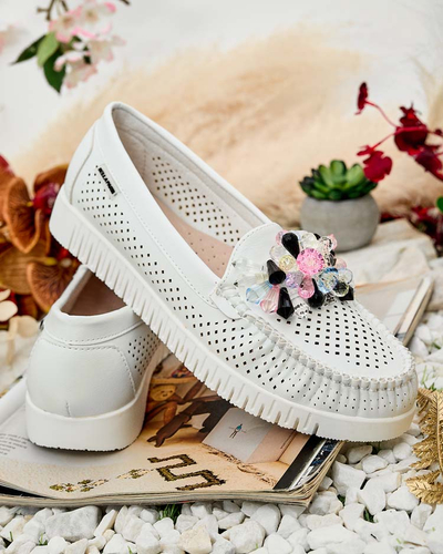 Royalfashion Damen durchbrochene Mokassins Nasfali