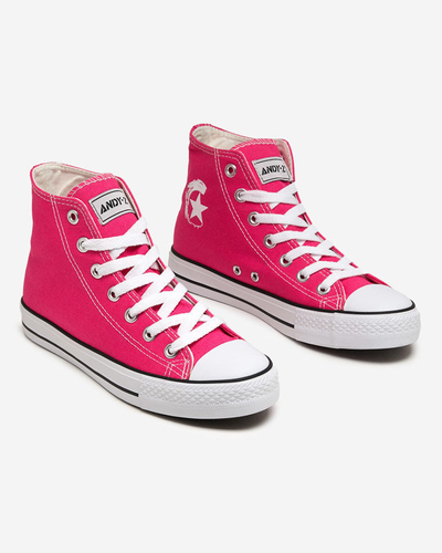 Hohe Damensneaker Garet in Dunkelrosa - Schuhe