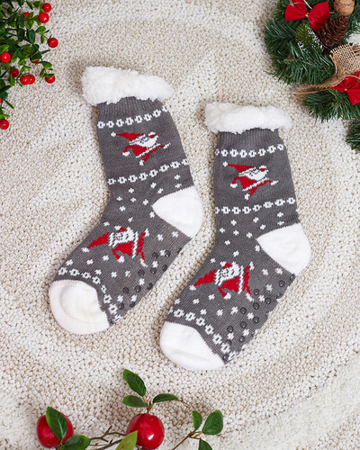 Royalfashion Damen Wintersocken mit Weihnachtsmuster