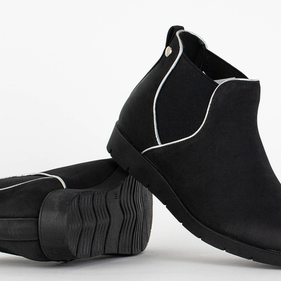 OUTLET Elegante Stiefel für Damen schwarz Zulla- Footwear