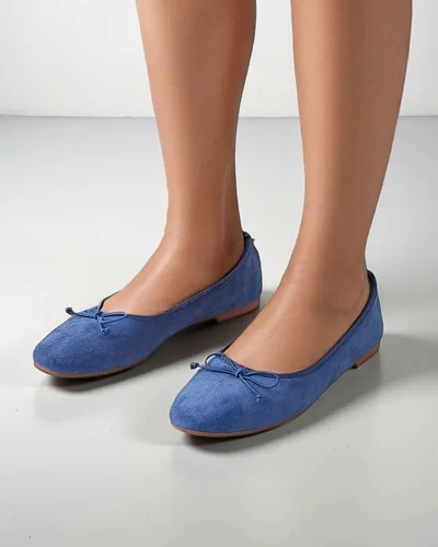 Royalfashion Damenflats mit einer Schleife Zaame