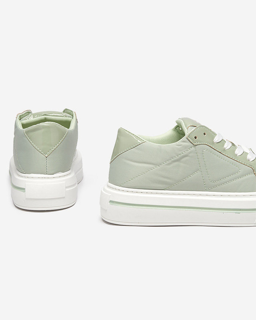 Зелені жіночі кросівки Smaqo