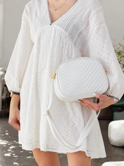 Royalfashion Oval kleine Damenhandtasche aus Öko-Leder