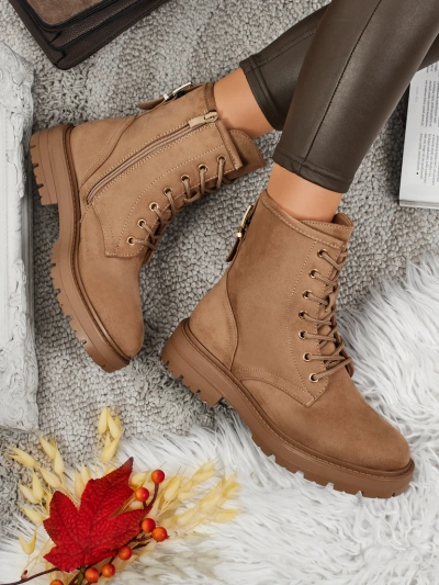 Damen Trapper Stiefeletten Thalira