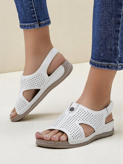 Royalfashion Damen-Lochsandalen Leminni