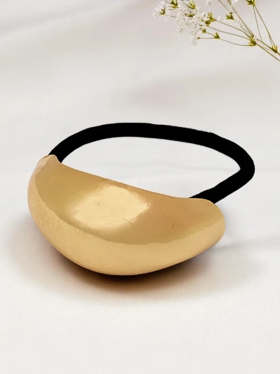 Royalfashion Haargummi mit halbkreisförmigem Ornament Halfmoon Twist