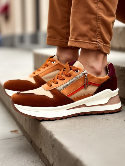 Royalfashion Жіночі спортивні туфлі з прихованим підйомом Bessase