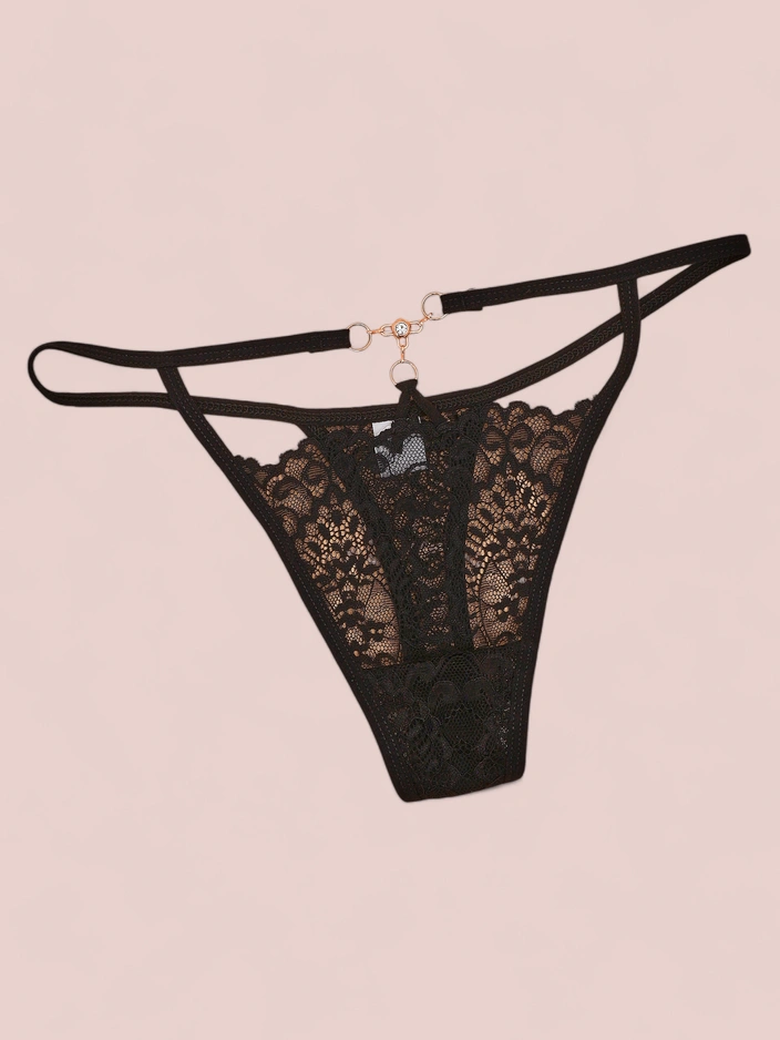 Royalfashion Damen Spitzen-Tanga Unterwäsche