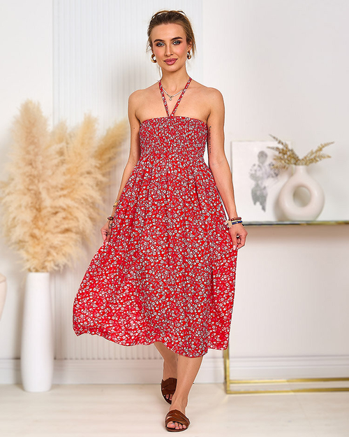 Royalfashion Жіноча сукня з принтом до коліна