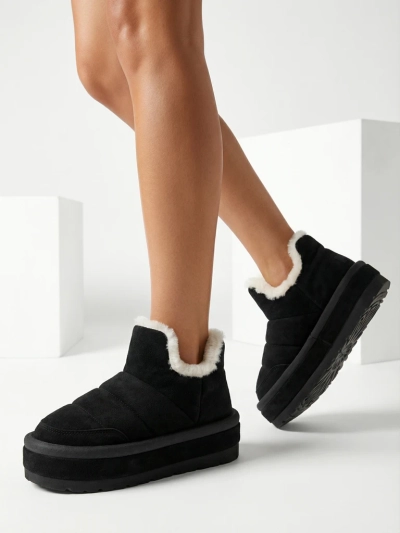 Royalfashion Damen Zoeno Kurzstiefel a'la Schneestiefel