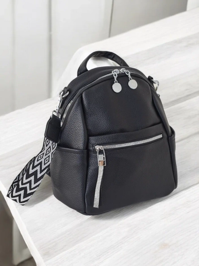 Royalfashion Kleiner Damen-Rucksack aus Eco-Leder