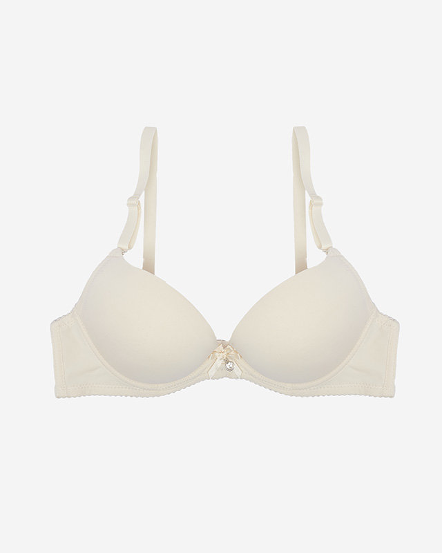 Glatter Push-up-BH für Damen in Beige - Unterwäsche