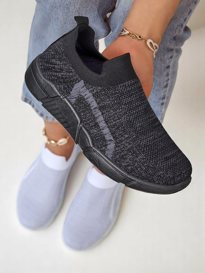 Royalfashion Damen Slipper aus Stoff, Sportschuhe Vena