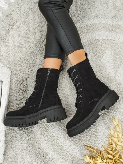Öko-Wildleder Damen Worker Boots Velisse