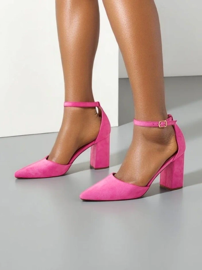 Royalfashion Damen-Eco-Suede-Pumps Caldeno