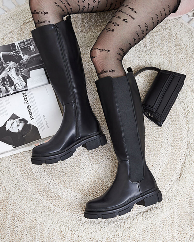 Royalfashion Klassische Damenstiefel Slyssa