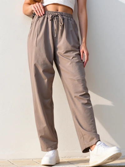 Royalfashion Baumwoll gerade Damenhose