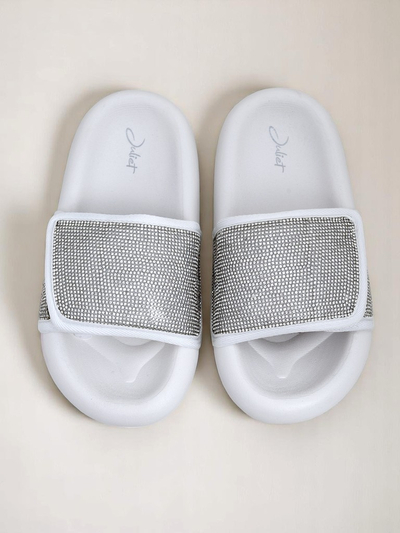 Royalfashion Жіночі шльопанці на плоскій підошві Sparkle Step