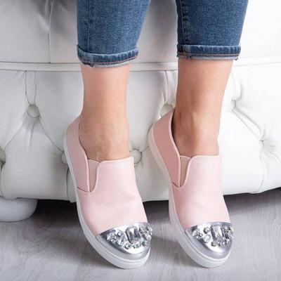 OUTLET Pink Slip on mit dekorativem Zeh Theodara - Footwear