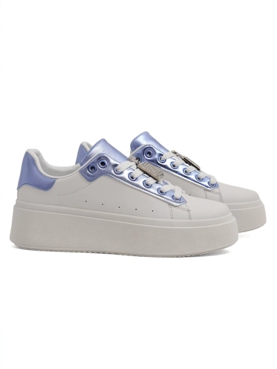 Bella Corsa Ecru Handgefertigte Damen-Sneakers