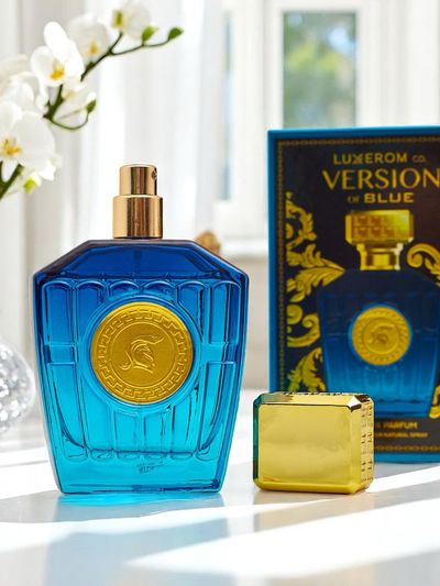 Inspiriertes Eau de Parfum für Herren Version auf Blau