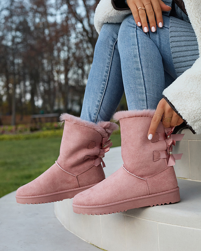 Pinke Damenstiefelette Izuni - Schuhe