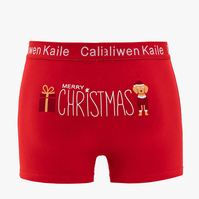 Rote Boxershorts für Herren - Unterwäsche