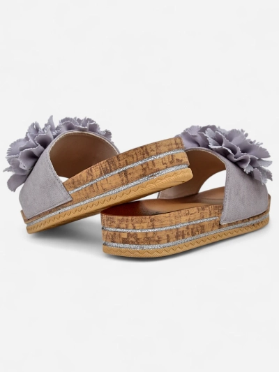 Royalfashion Damenflip-flops mit Blumen Focce