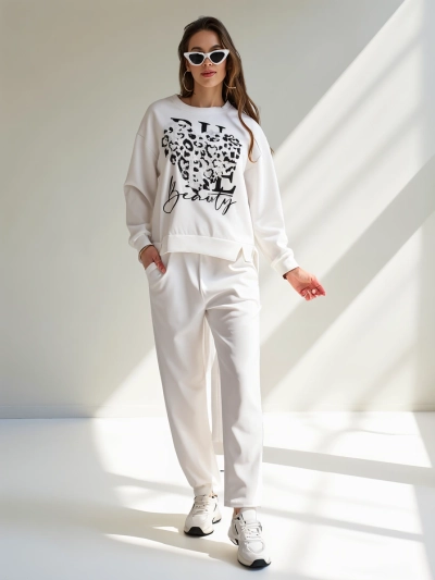 Royalfashion Damen Viskose-Set mit Druck