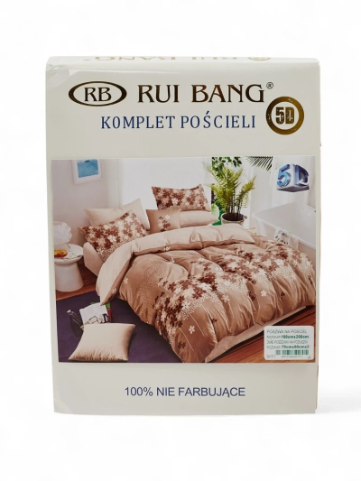 Royalfashion Gemusterte Bettwäsche 180x200 Set 3 TEILE