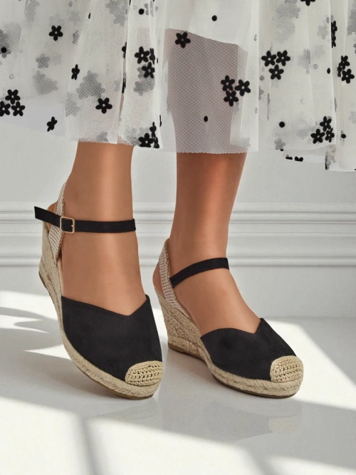 Royalfashion Жіночі босоніжки на танкетці Solara Еспадрильї